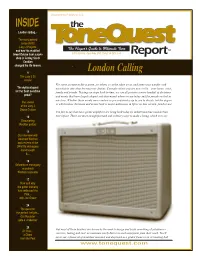 The Tonequest Report
