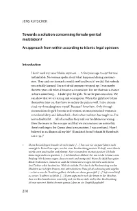 Towards a Solution Concerning Female Genital Mutilation?