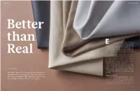 Artificial Leather Is Booming, but Its Production Is Currently Not Very