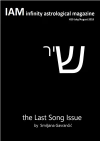 July/August 2018 | the Last Song Issue
