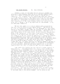 THE LESSER FABIANS. By: Eric Hobsbawm. Probably No Part of The