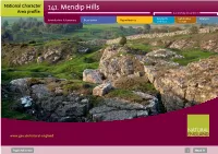 141. Mendip Hills Area Profile: Supporting Documents