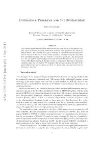 Divergence Theorems and the Supersphere