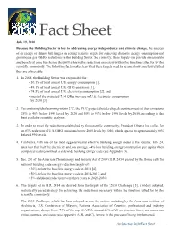Architecture 2030 Fact Sheet 1 Architecture 2030 Fact Sheet