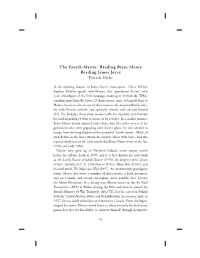 Reading Brian Moore Reading James Joyce Patrick Hicks