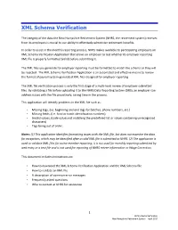 XML Schema Validation Instructions