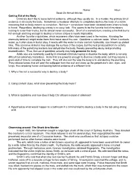 DOA Stories and Questions