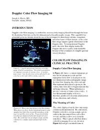 Doppler Color Flow Imaging #4