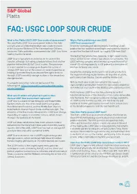Faq: Usgc Loop Sour Crude
