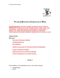 Potassium Bitartrate Stabilization of Wines