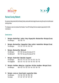 Revised Sunday Network