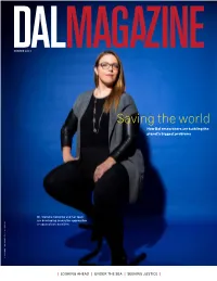 Saving the World How Dal Researchers Are Tackling the Halifax