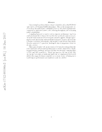 Arxiv:1712.05590V2 [Cs.PL] 18 Dec 2017 Ffaue,Btsﬀrfo Lwono N Otoodr Fm and of Throughput Orders Reducing Two to Consumption