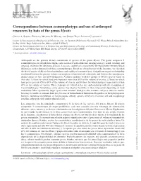 Correspondence Between Ecomorphotype and Use of Arthropod Resources by Bats of the Genus Myotis