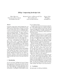 Jszap: Compressing Javascript Code
