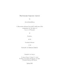 Non-Gaussian Component Analysis by Derek Merrill Bean a Dissertation