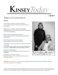 Table of Contents