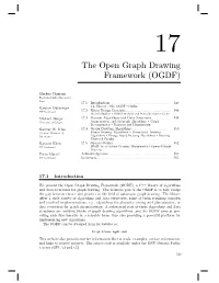 The Open Graph Drawing Framework (OGDF)