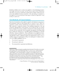 12.4 Methods of Causal Analysis 519