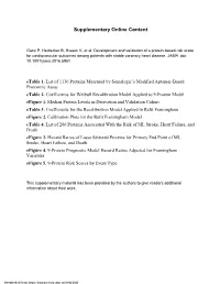 Development and Validation of a Protein-Based Risk Score for Cardiovascular Outcomes Among Patients with Stable Coronary Heart Disease
