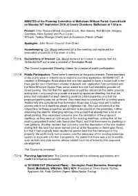 1 MINUTES of the Planning Committee of Melksham Without