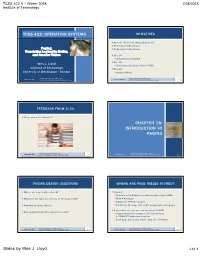 Introduction to Paging Wes J