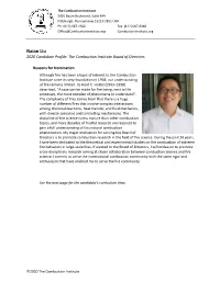 Naian Liu 2020 Candidate Profile: the Combustion Institute Board of Directors