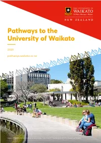 Pathways to the University of Waikato