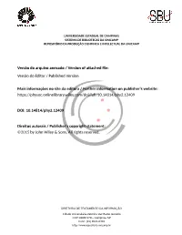 Versão Do Arquivo Anexado / Version of Attached File: Versão Do Editor / Published Version