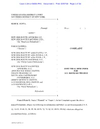 Gupta NSR COMPLAINT FINAL