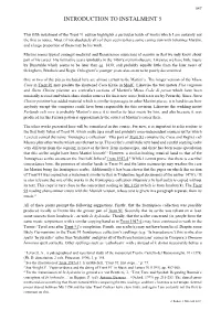 Introduction to Instalment 5
