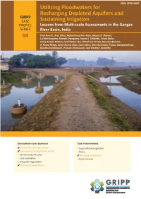 Utilizing Floodwaters for Recharging Depleted Aquifers And