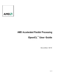 AMD Opencl User Guide.)
