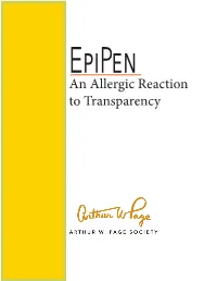 An Allergic Reaction to Transparency