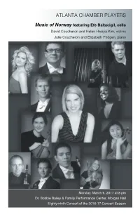 Atlanta Chamber Players, "Music of Norway"