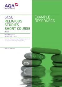 Paper 1 Section a Option 3 the Study of Religions (Islam)