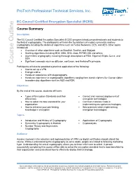 View of Other Algorithms Such As Blowfish, Twofish, and Skipjack • Hashing Algorithms Including MD5, MD6, SHA, Gost, RIPMD 256 and Others