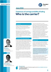 Who Is the Carrier?