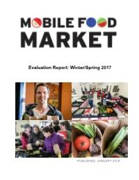 Evaluation Report: Winter/Spring 2017