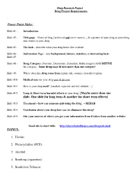 ​Power Point Slides: Slide. One Slide for Long Term & Another for Short
