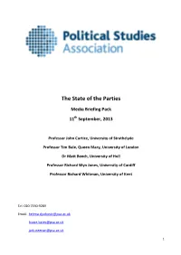 The State of the Parties