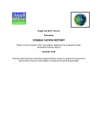 Ardchattan Consultation Report , Item 4. PDF 2 MB