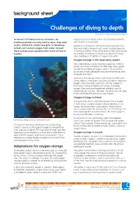Challenges of Diving to Depth