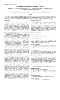 Check List of Agarics of Kaghan Valley-1