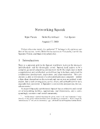 Networking Squeak