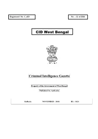 Persons Missing:- Details of the Missing Persons