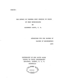The Effect of Varying Unit Periods on Shape of Unit