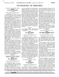 Extensions of Remarks E1769 EXTENSIONS of REMARKS
