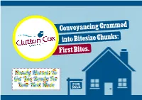 Conveyancing Crammed Into Bitesize Chunks: First Bites