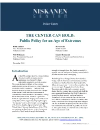 New, Distinctive Policy Vision